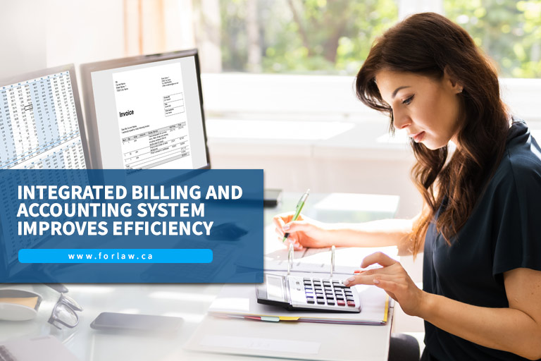 Integrated billing and accounting system improves efficiency